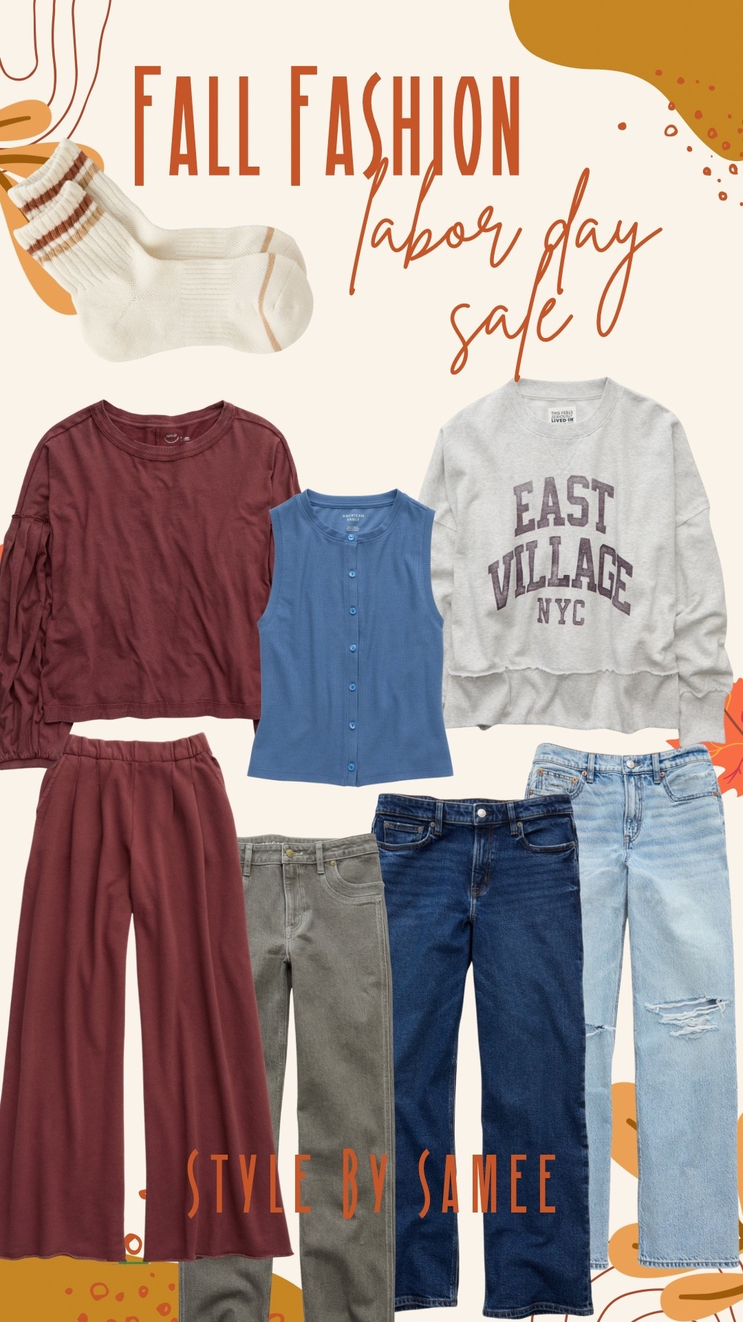 Labor Day Sales on Fall Fashion! 

American Eagle | AE | Aerie | Fall style | denim | jeans | outfit 

#LTKSeasonal #LTKSaleAlert #LTKStyleTip