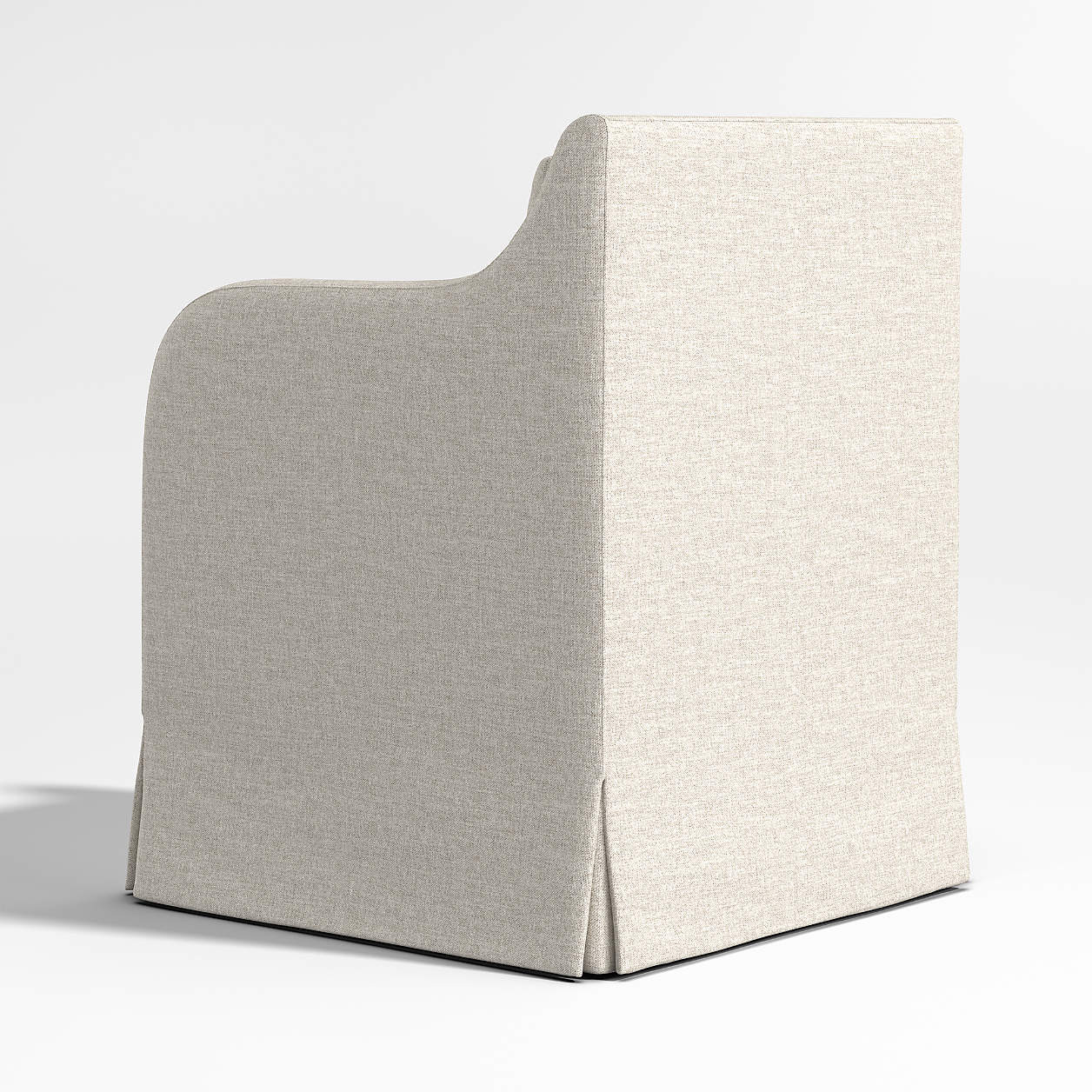 Belmar Ivory Slipcovered Dining Armchair + Reviews | Crate & Barrel | Crate & Barrel