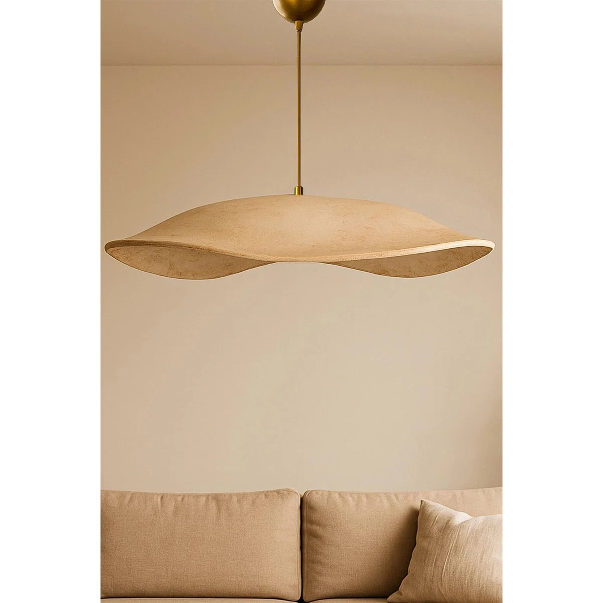 Vintage Gold Metal Chandelier, Adjustable Height 15 to 23.6 inches, Ø22.8 inches, IP20 | 1 x E27... | Wayfair North America