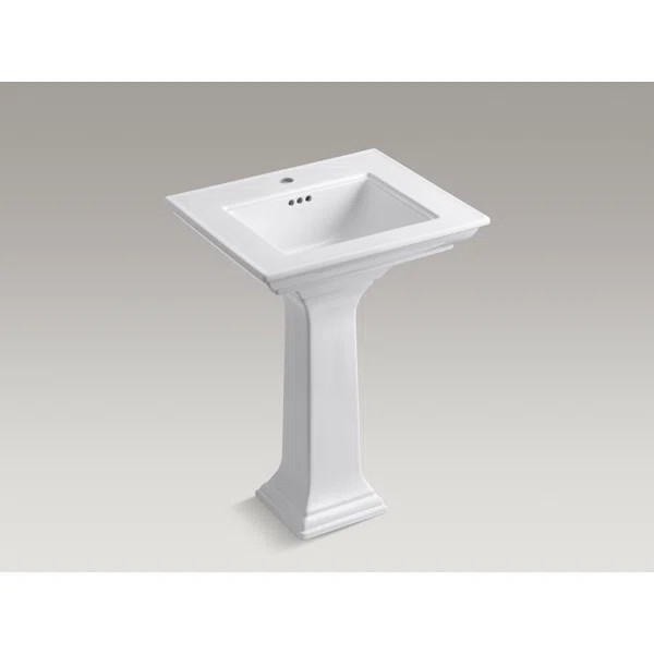 Memoirs® Stately 24" Pedestal Bathroom Sink with 4" Centerset Faucet Holes | Wayfair North America