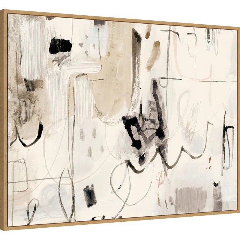Net Neutral II by Victoria Barnes Framed Canvas Wall Art Print | Wayfair North America