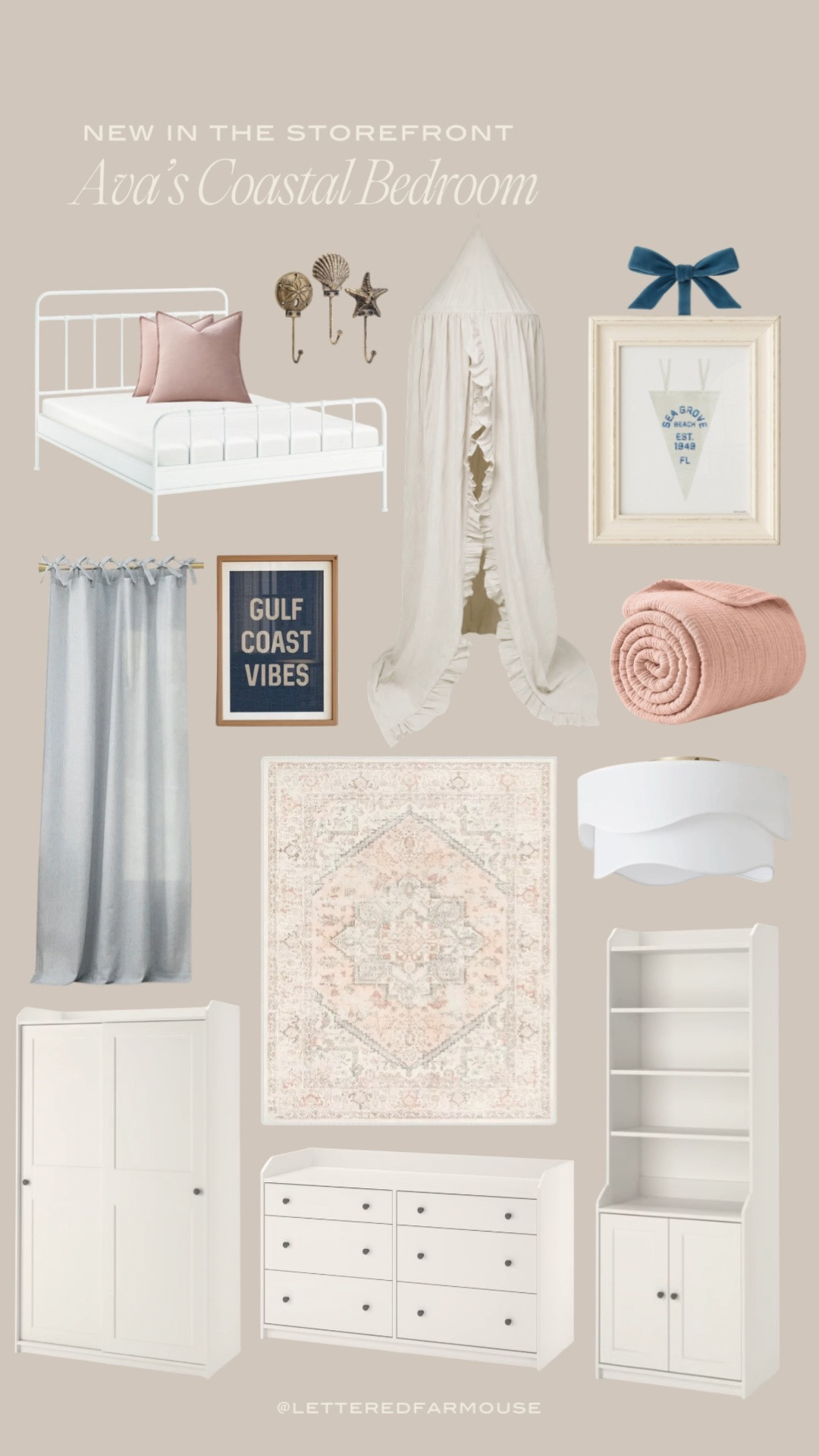 Shop Ava’s Coastal inspired bedroom!

#LTKHome #LTKKids #LTKSaleAlert