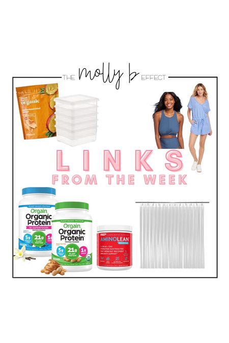 Links from the week!!!

•Mangos are a staple in our house, definitely helps curb a sweet tooth
•accessory boxes used to organize and contain alllll of mine and Charlottes bathing suits 🙌🏻
•Best bathing suit top around the kiddos, lake and water parks 
•Shorts Romper, I’m obsessed!!! Would be sooo flattering on all body types, sizes Xs-4XL several Colors - I got my TTS but if your shorter or have a shorter torso you can definitely size down- so fun for
Everyday, going out or a bathing suit cover up
•changed to this superfoods shake a month or so ago, love all the flavors but vanilla and pb mixed is my fav
•post workout helping my sore muscles recover without all the calories 👊🏼
•shower curtain liner, we’ve had one in the basement shower for over 3 years and zero mold, finally switched Ericks shower to it too 🙌🏻

#LTKkids #LTKunder50 #LTKfamily