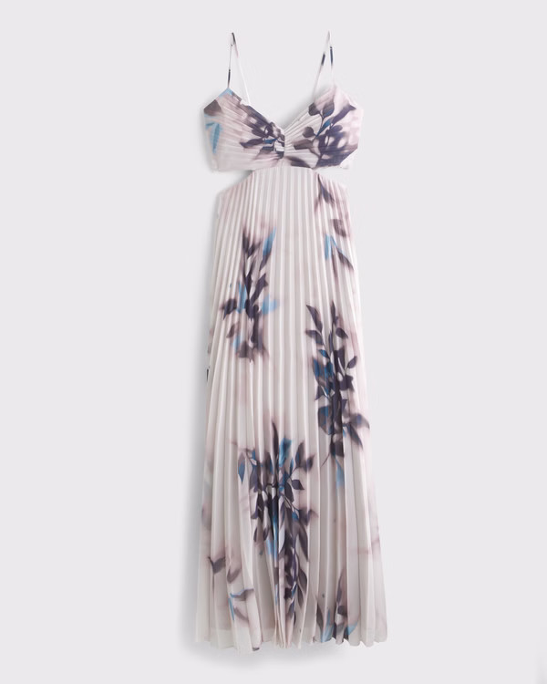The A&F Giselle Babydoll Maxi Dress | Abercrombie & Fitch (US)