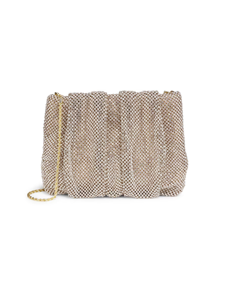 Crystal Gathered Flat Pouch | Saks Fifth Avenue