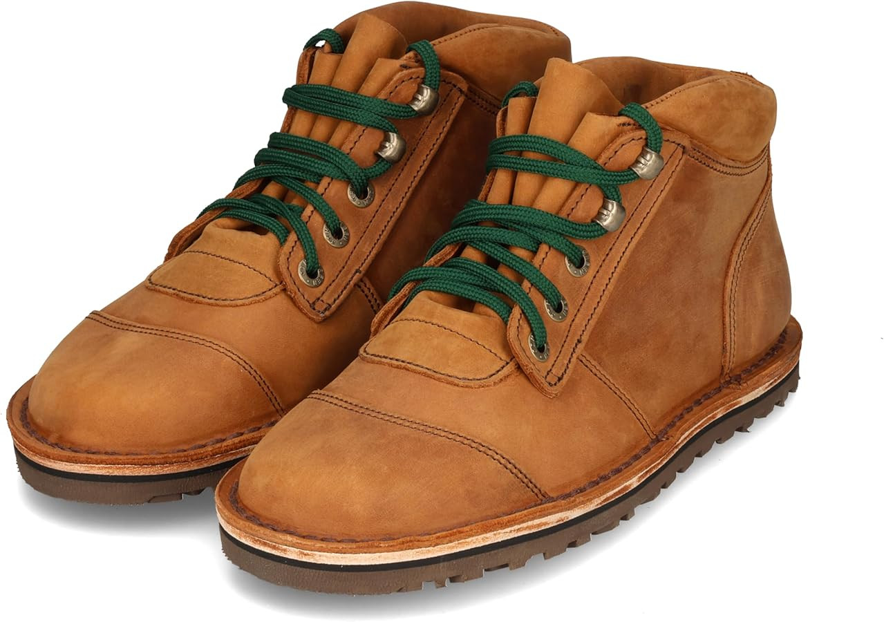 JIM GREEN Men's Barefoot African Ranger Boots Lace-Up Water Resistant Full Grain Leather Work or ... | Amazon (US)