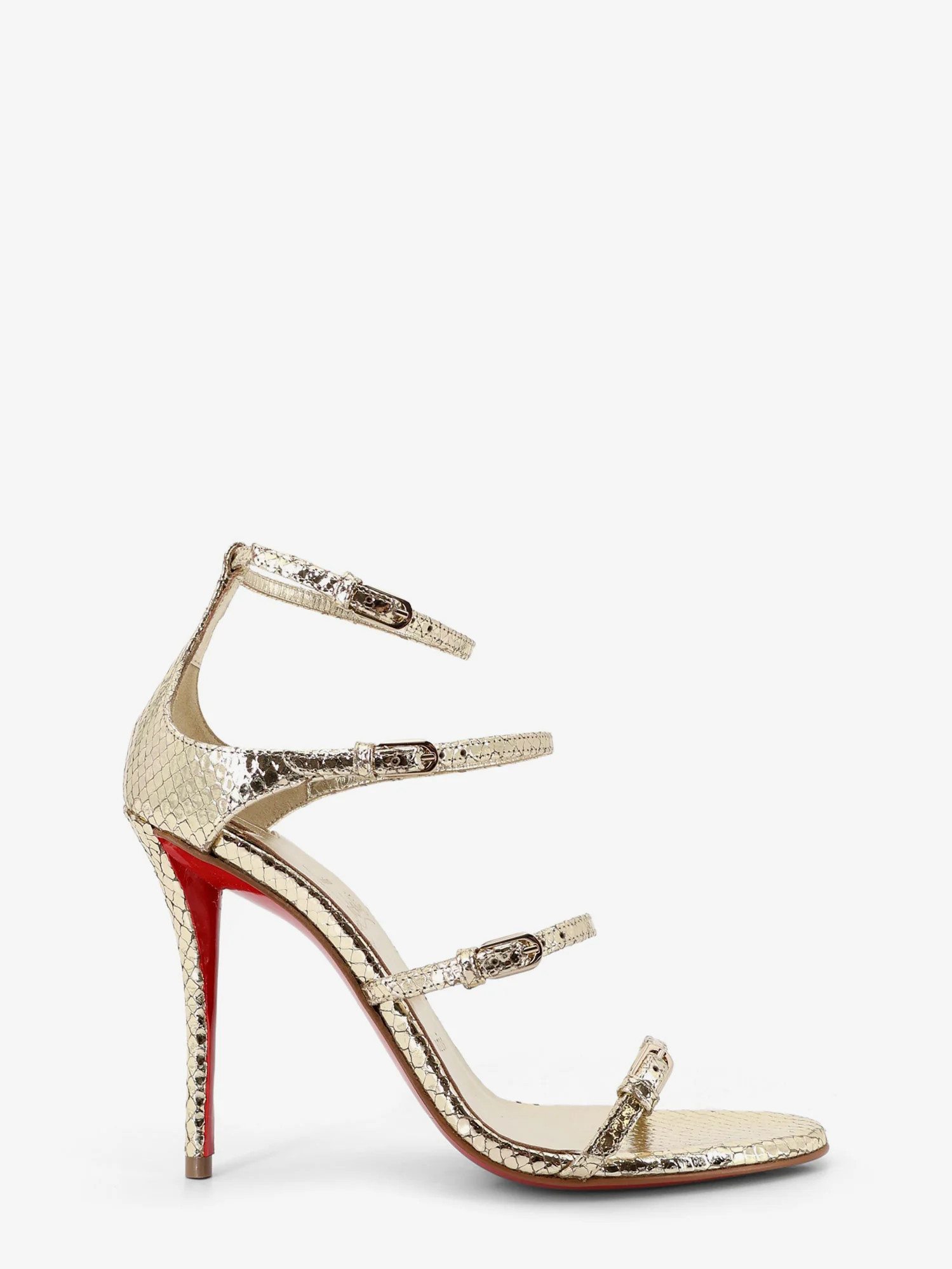 Millenium 100 python leather sandals - CHRISTIAN LOUBOUTIN - gender_Woman | Nugnes 1920