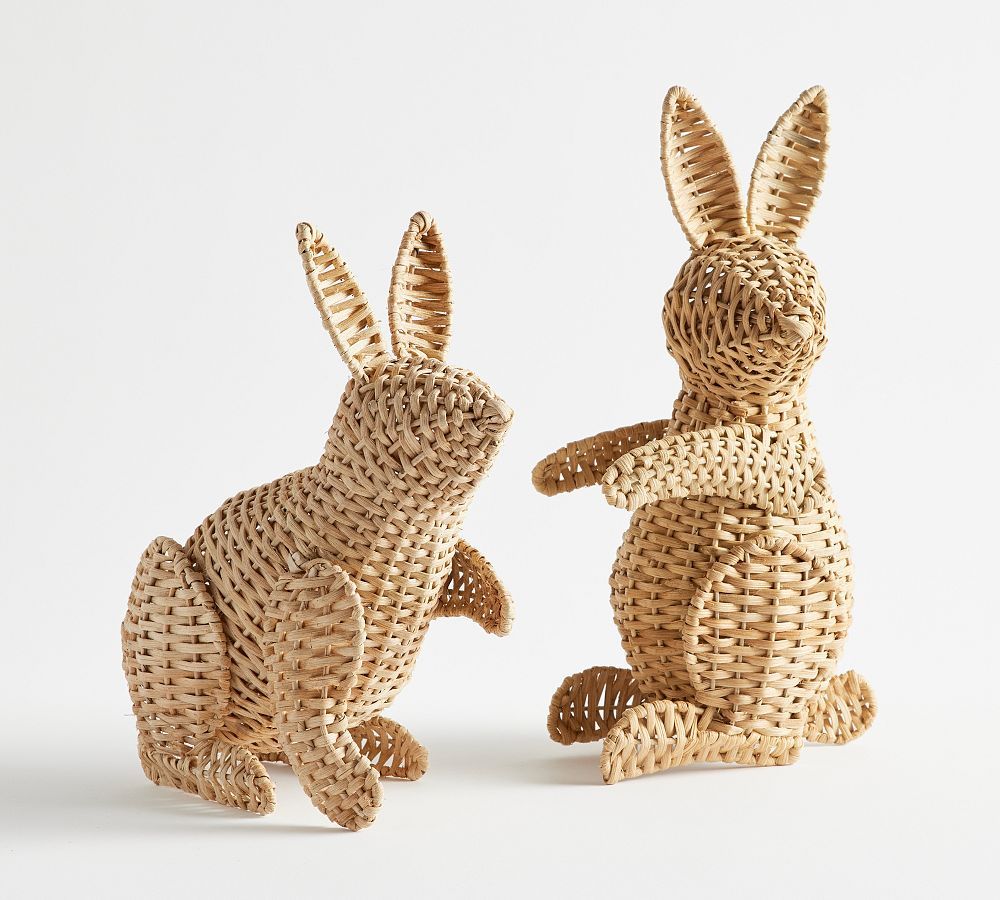 Handcrafted Rattan Bunny | Pottery Barn (US)