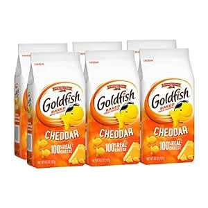 Goldfish Cheddar Crackers, Snack Crackers, 6.6 oz. bag, 6 CT box | Amazon (US)