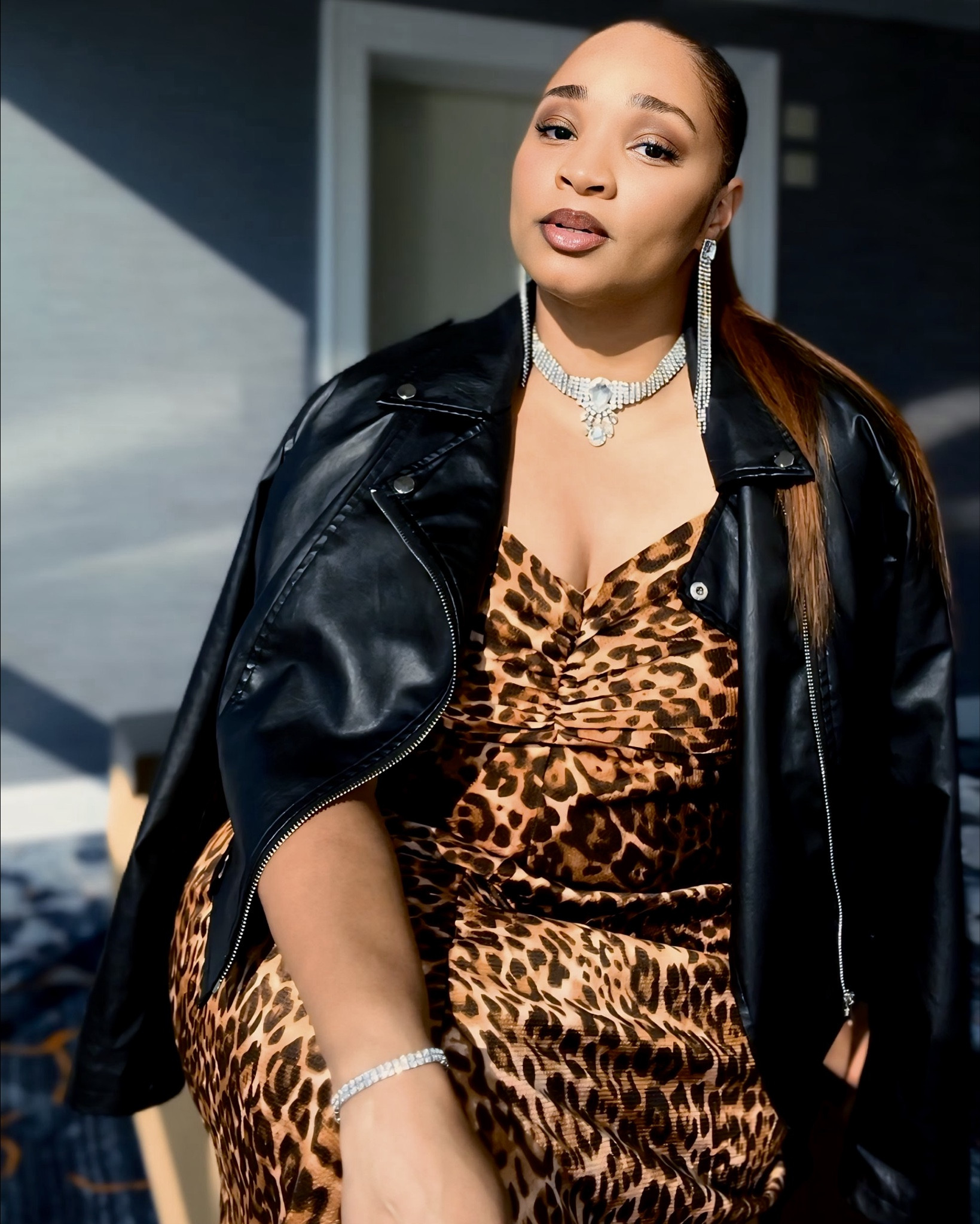 I’m obsessed with this dress! The way it lays on my body is amazing and the material is comfortable yet very put together 🖤🤎🐆

#LTKPlusSize