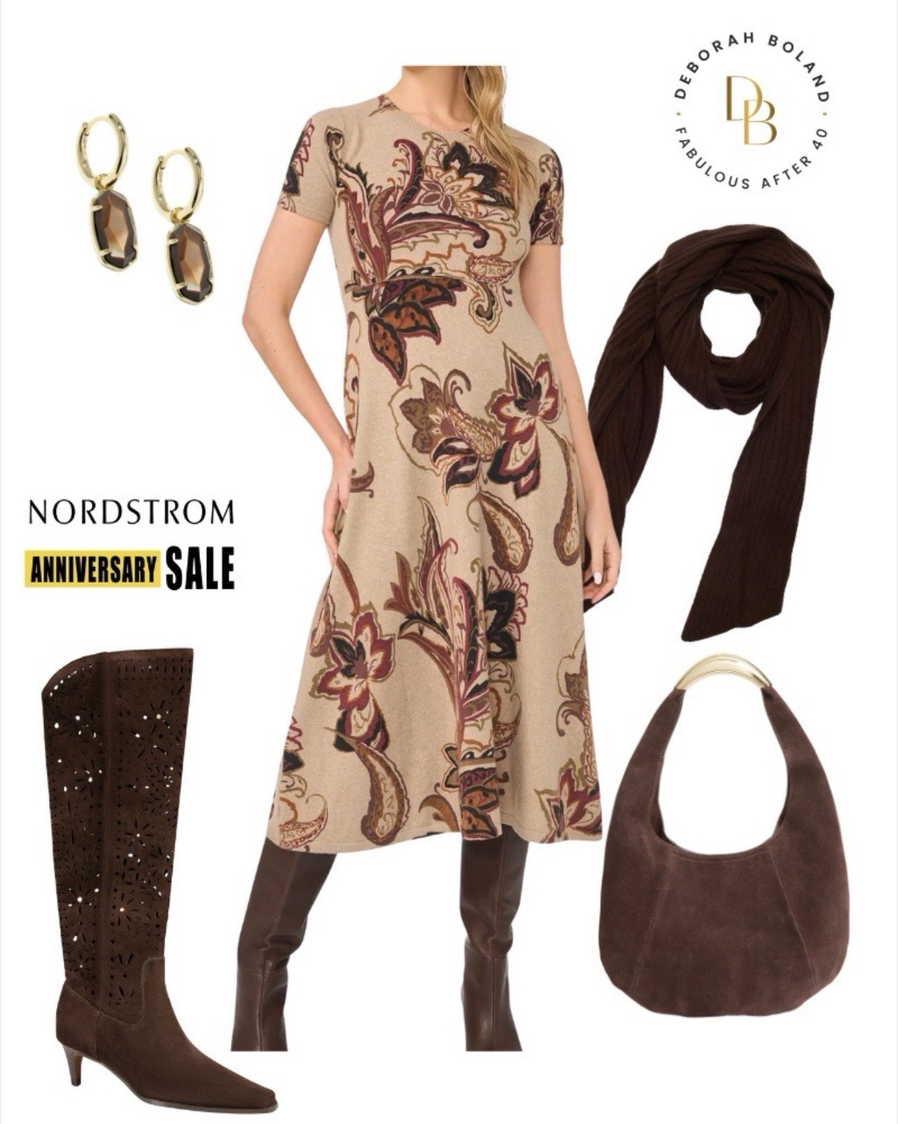 This paisley print dress is the perfect piece to dress up or down for Fall.

#LTKSeasonal #LTKOver40 #LTKSaleAlert