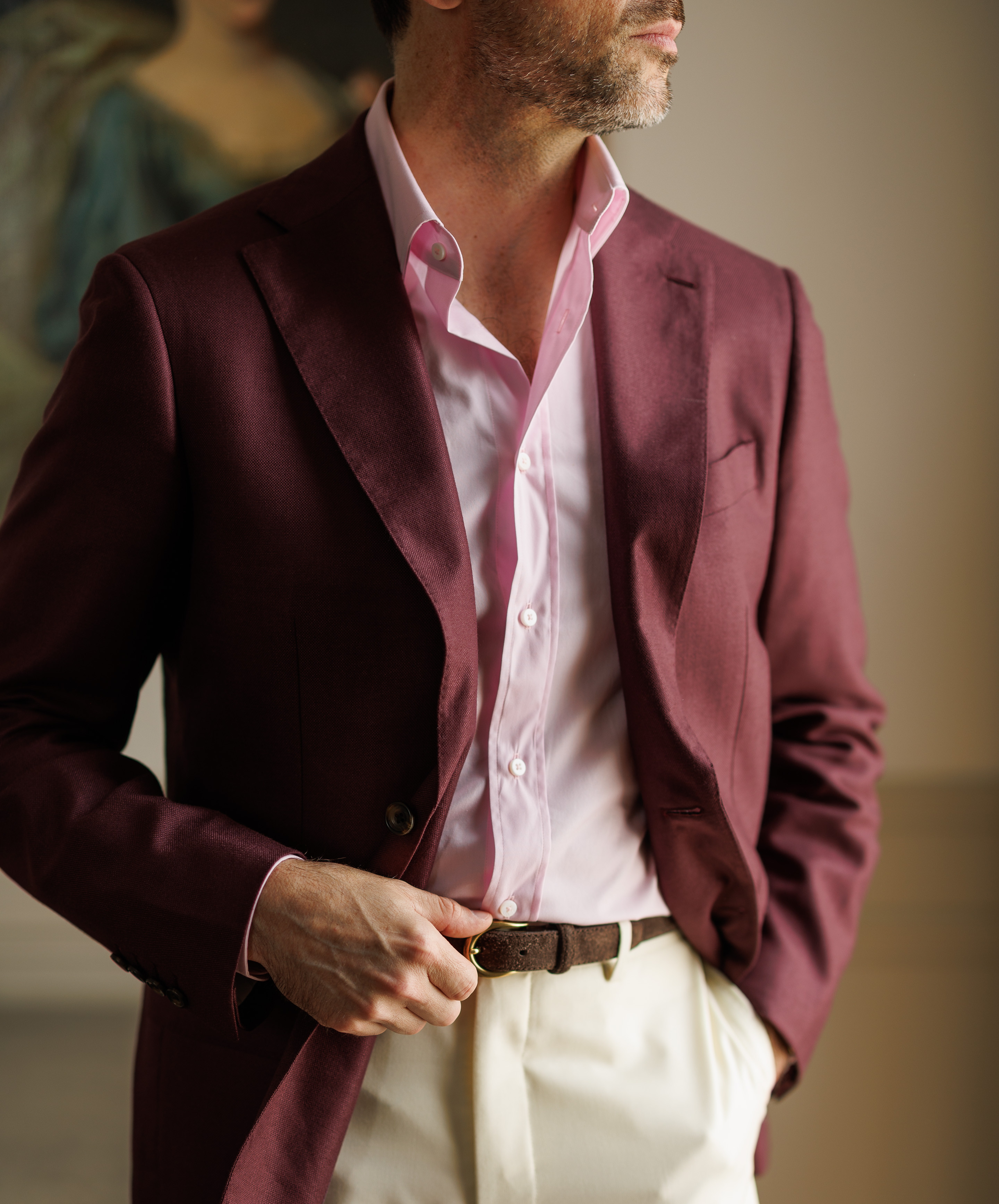 Color with confidence—this burgundy and blush pairing is summer sophistication at its best. 

 #LTKSeasonal #LTKOver40 #LTKMens