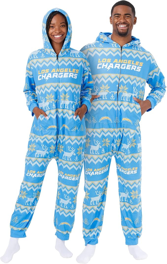 FOCO NFL Team Logo Pajamas One Piece Onsie | Amazon (US)