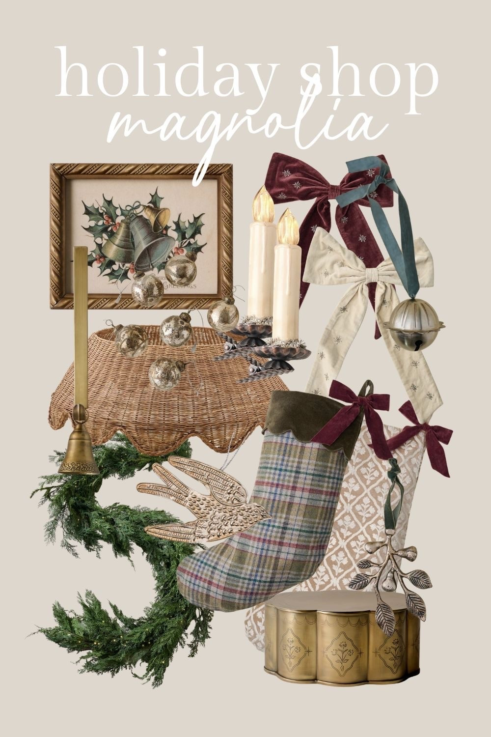 My favorites from the new holiday shop from Magnolia. Love all the vintage inspired looks this year! Christmas decor.

#LTKHome #LTKSeasonal
