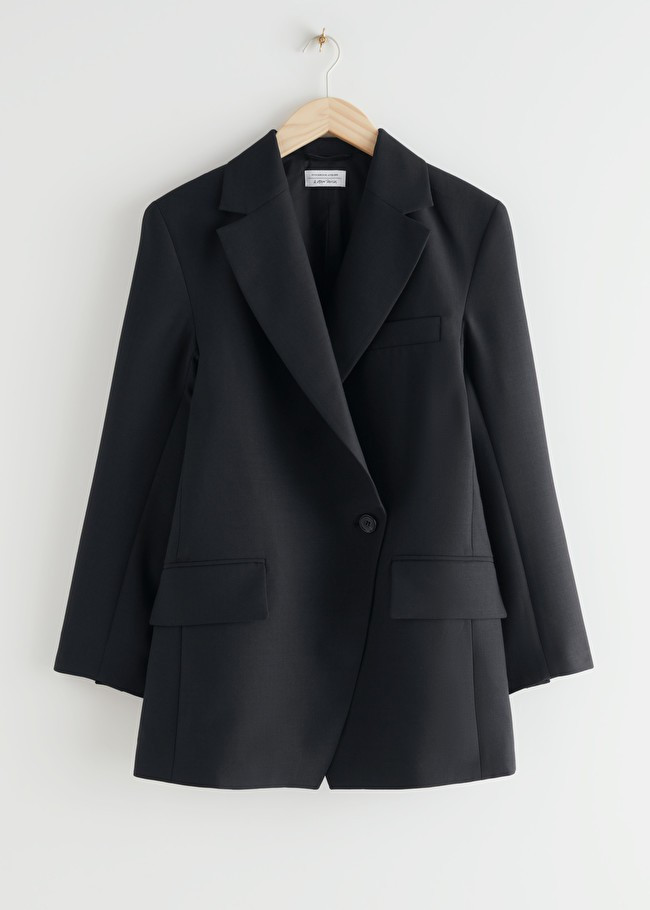Oversized Asymmetric Single Breasted Blazer | & Other Stories (EU + UK)