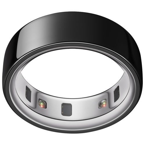 Oura Ring 4 Sleep & Fitness Smart Ring - Black - Size 8 | Best Buy Canada