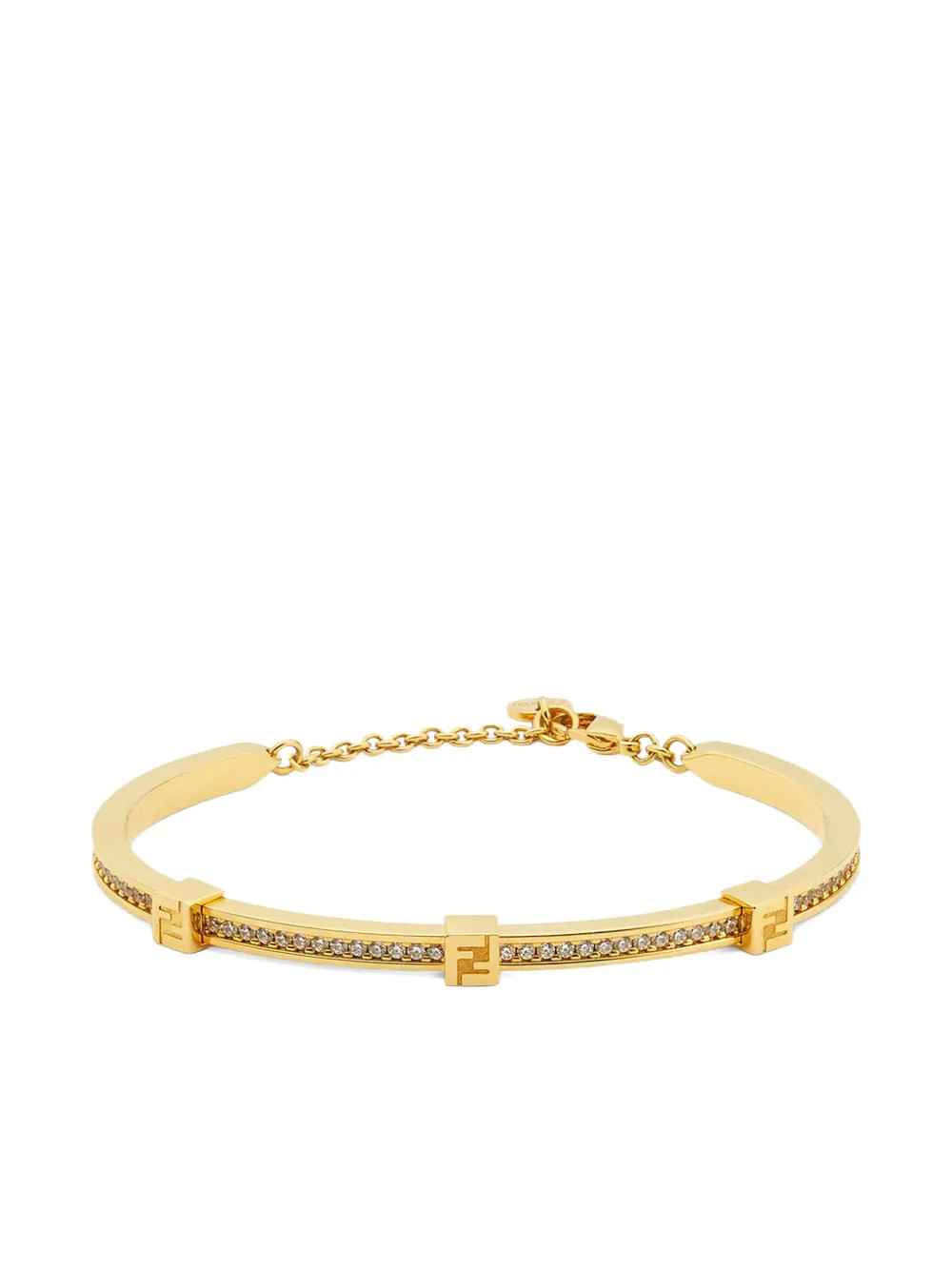FENDIForever crystal-embellishment bracelet | Farfetch (BR)