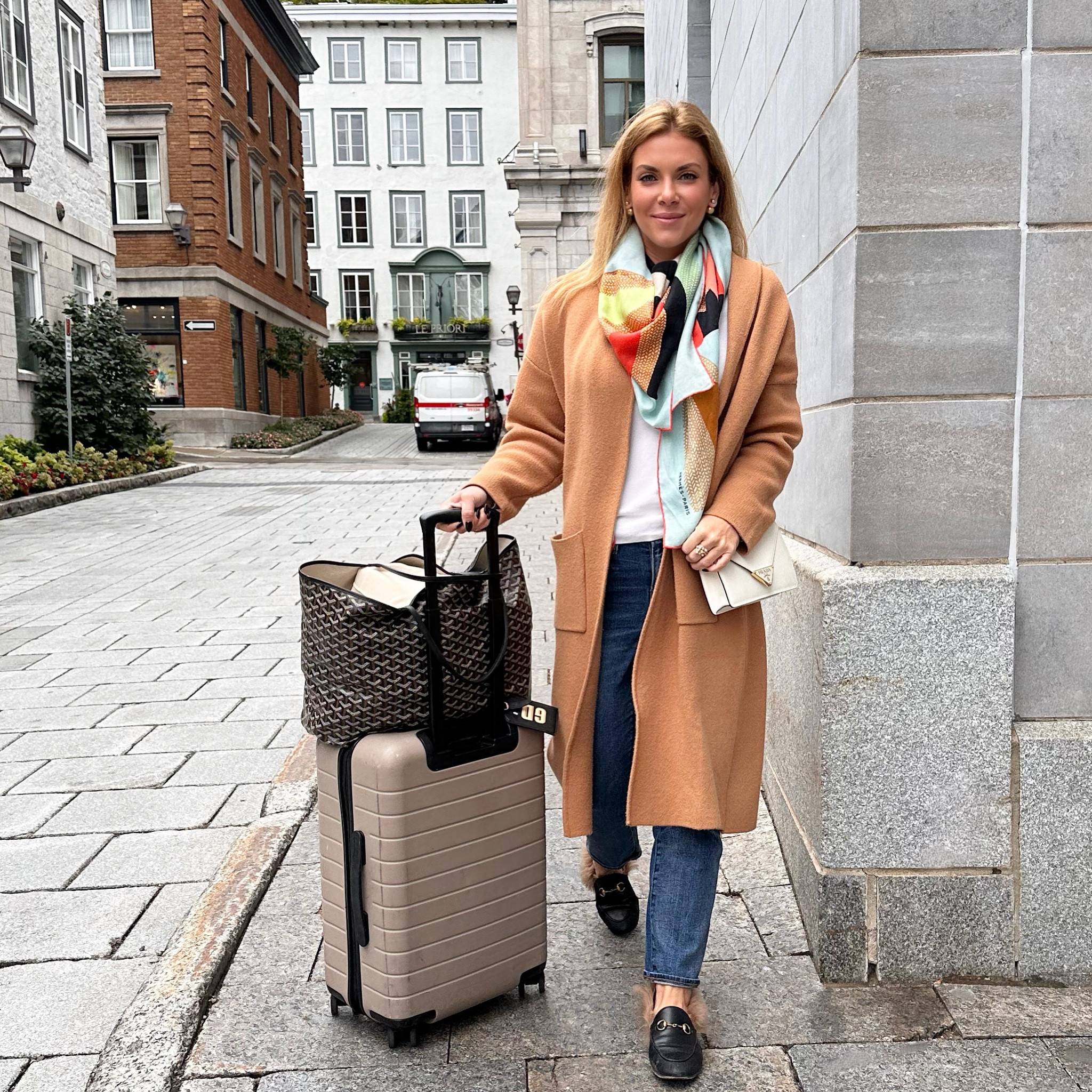 My carry on only essentials for fall trips.