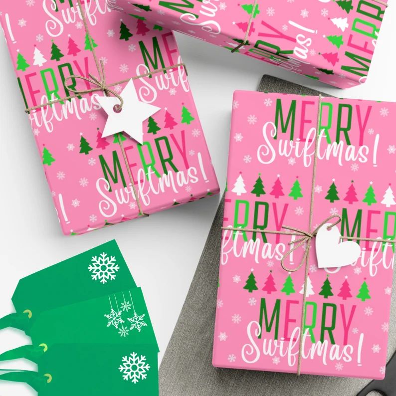 Taylor Swift Wrapping Paper Merry Swiftmas Taylor Swift - Etsy | Etsy (US)
