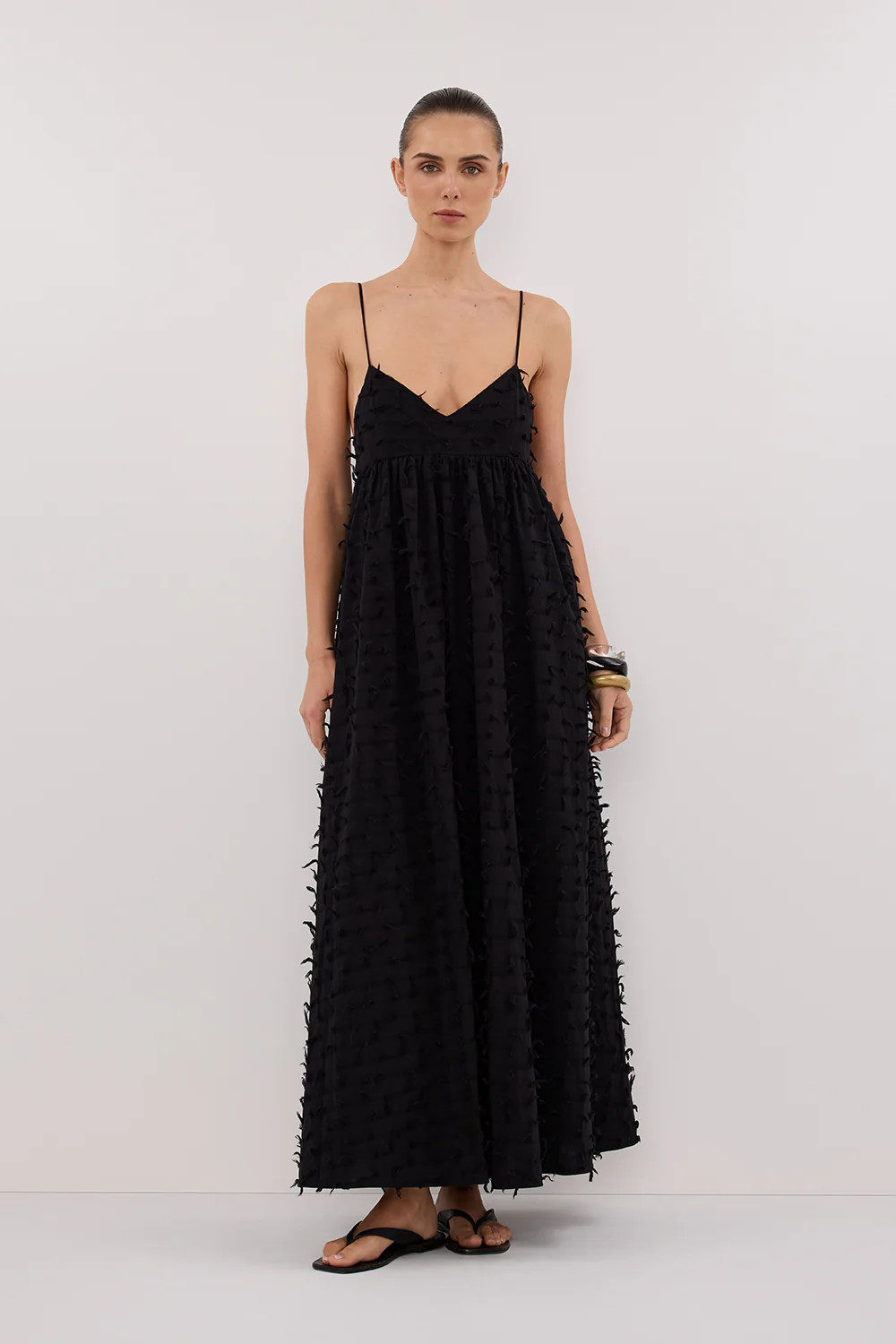 PALOMA BLACK BABYDOLL MIDI DRESS | DISSH
