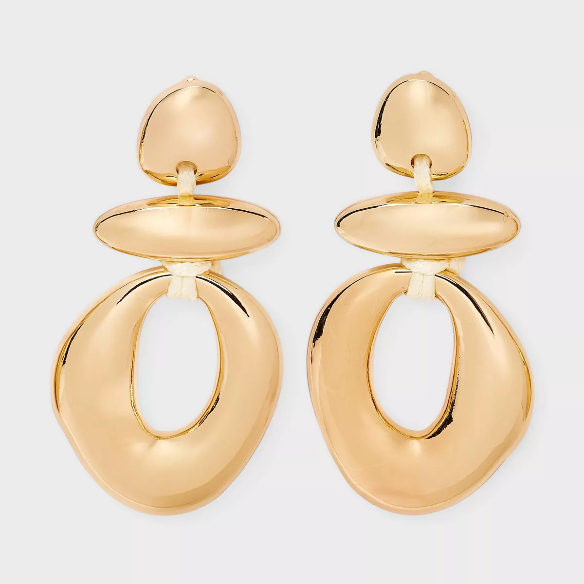 Stackable Geometric Beaded Drop Earrings - Universal Thread™ | Target