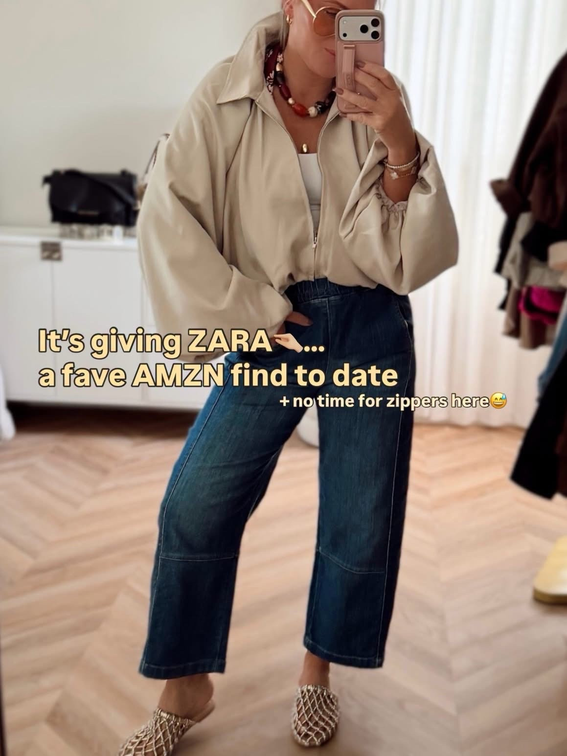 Loooove this Amazon find wow! It’s giving Zara 🤏🏼🤏🏼🤏🏼 pants and jacket I’m in small.

Fall outfits. Fall style. Outerwear. Jeans. Denim.

#LTKootd #LTKSeasonal #LTKWorkwear