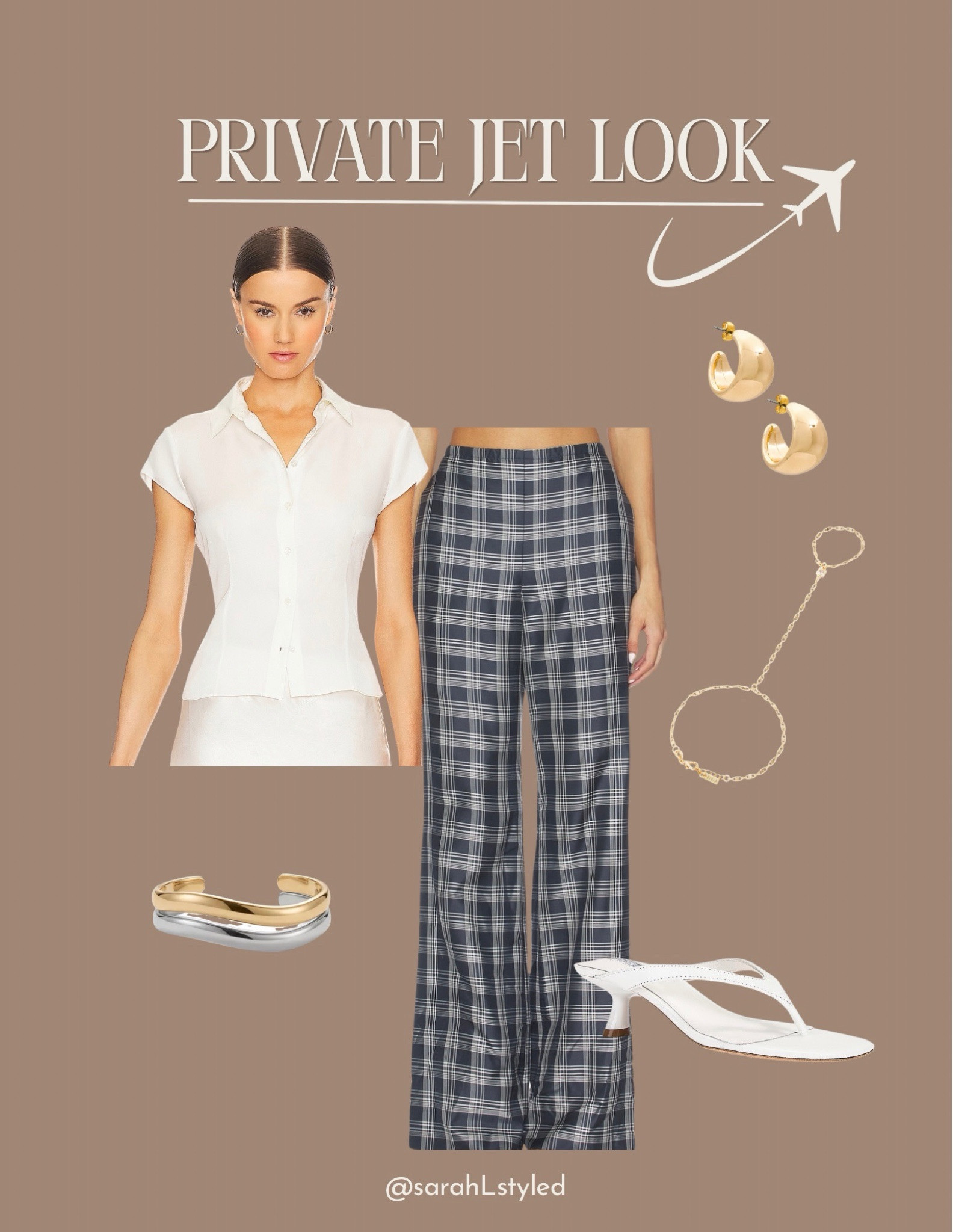private jet outfit for one of my private style clients 🤍  

#LTKTravel #LTKSaleAlert