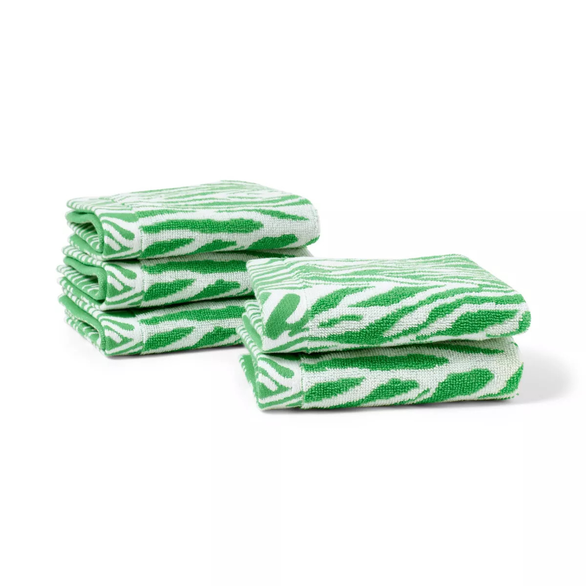 Sea Twig Green 5pk Washcloth Set - DVF for Target | Target