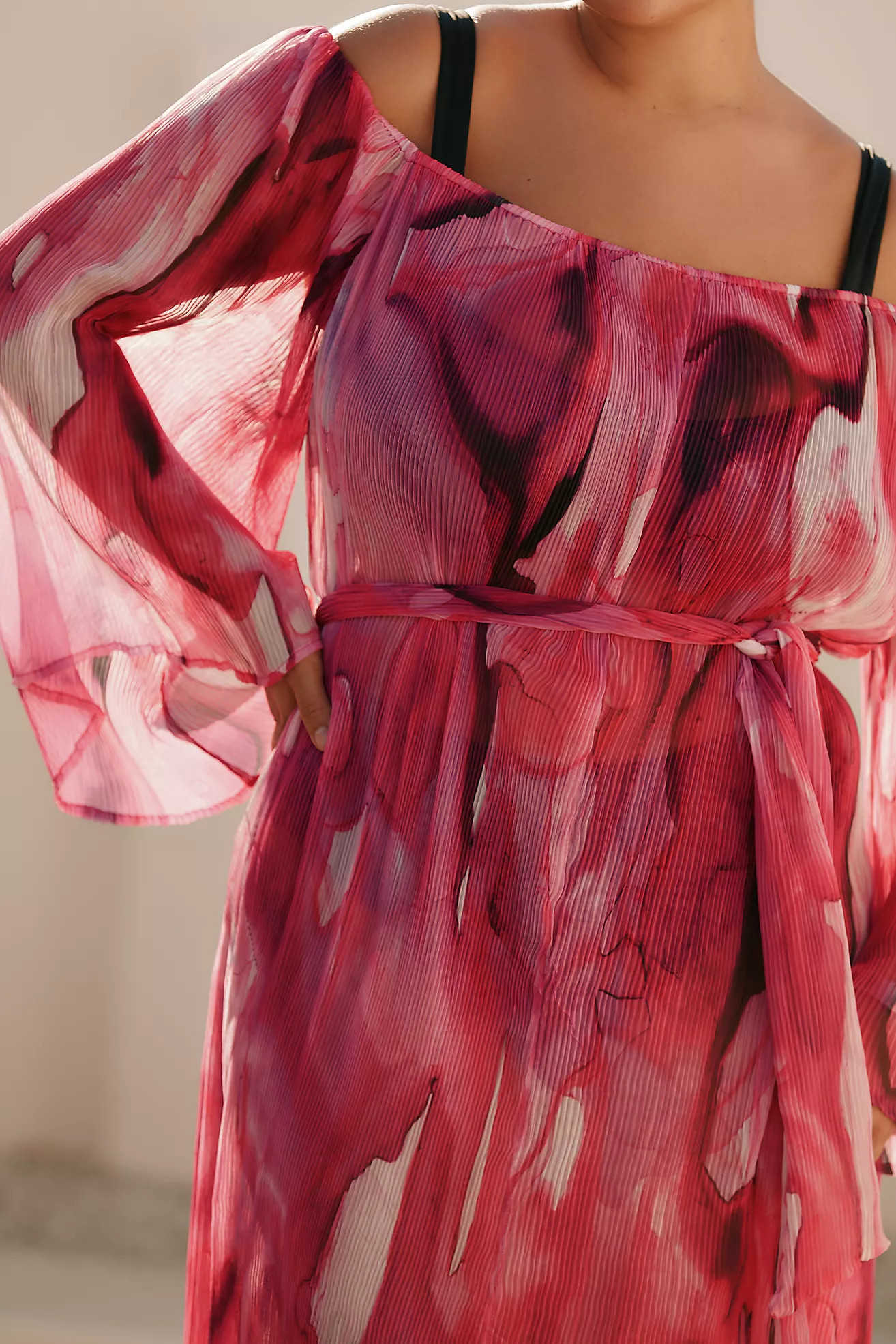 Villa Fresca Malia Plus Pleated Cover-Up Maxi Dress | Anthropologie (US)