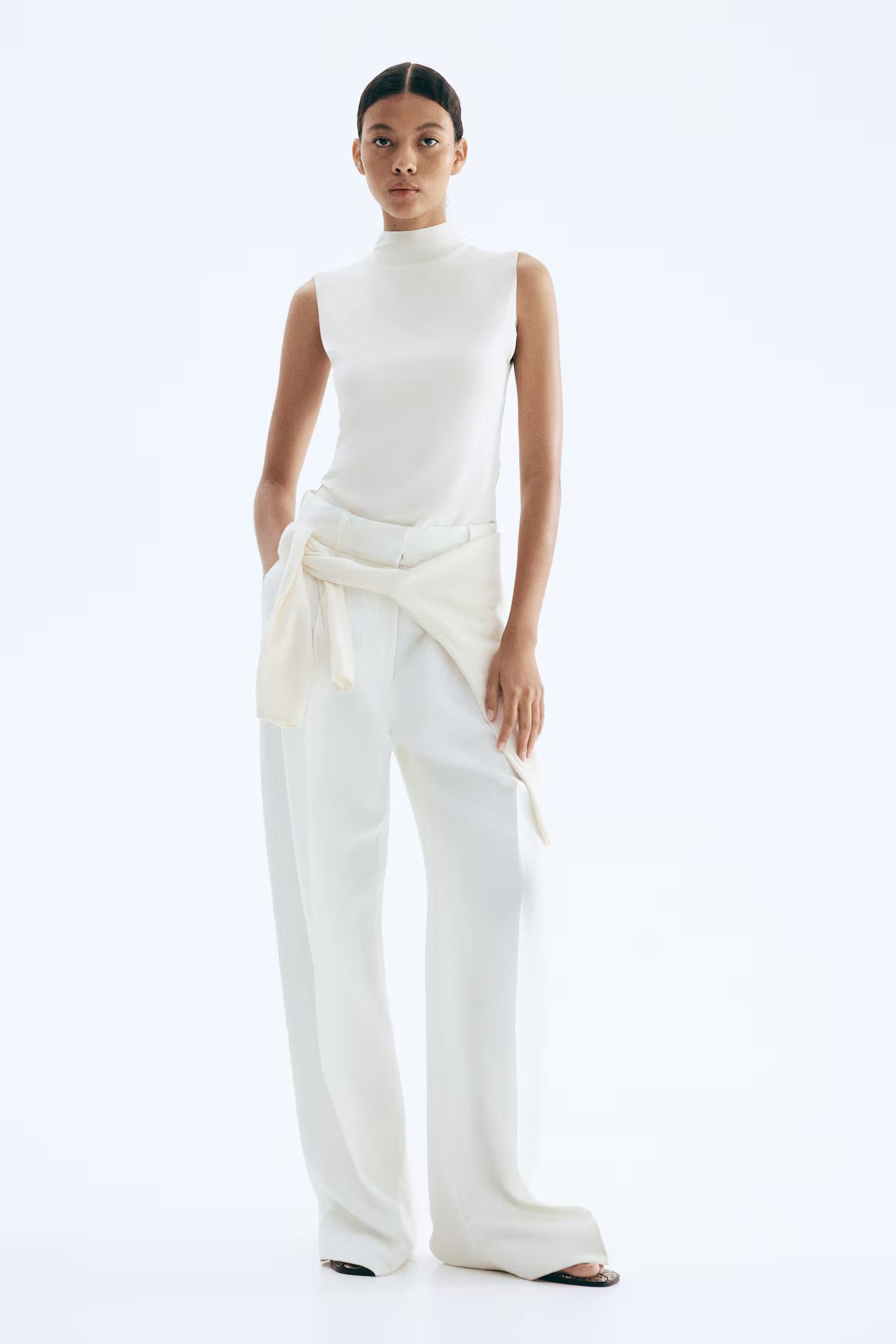 Sleeveless Mock Turtleneck Top | H&M (US + CA)