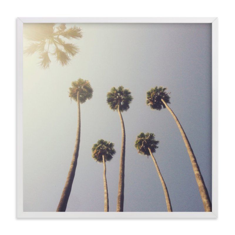 Sunny Palm Trees | Minted