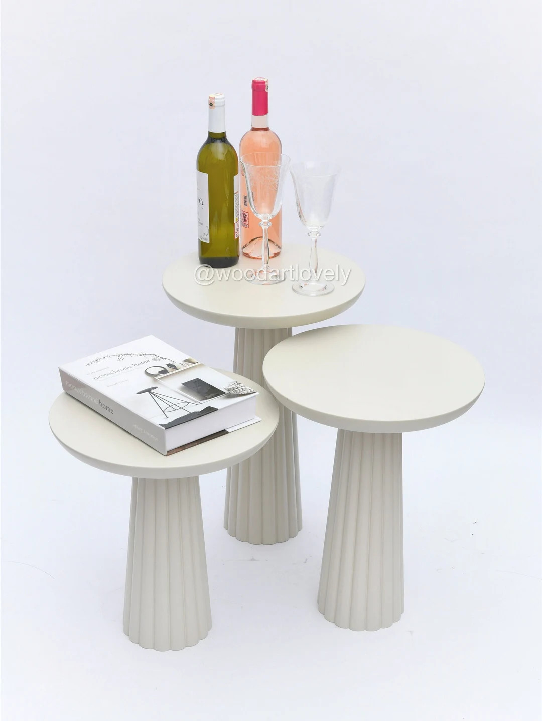 Mink Side Table, Mushroom Coffee Table, Mink Coffee Table, Side Table, Plant Stand, Home Decor, D... | Etsy (US)