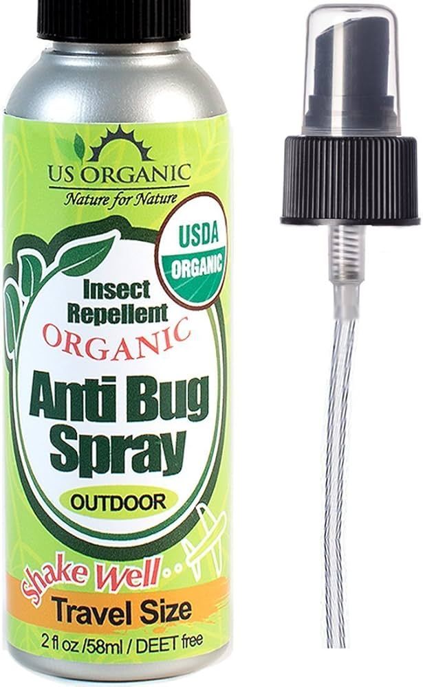 US Organic Mosquito Repellent Anti Bug Outdoor Pump Sprays, USDA Certification, Cruelty Free, Pro... | Amazon (US)