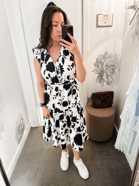 Pretty dress I tired on for a baptism but I might wear it tomorrow for Mother’s Day! Would also be a great shower dress or  vacation dress. True to size currently on sale under $100. I’d wear this with wedges or heels. 

#LTKTravel #LTKFindsUnder100 #LTKSeasonal