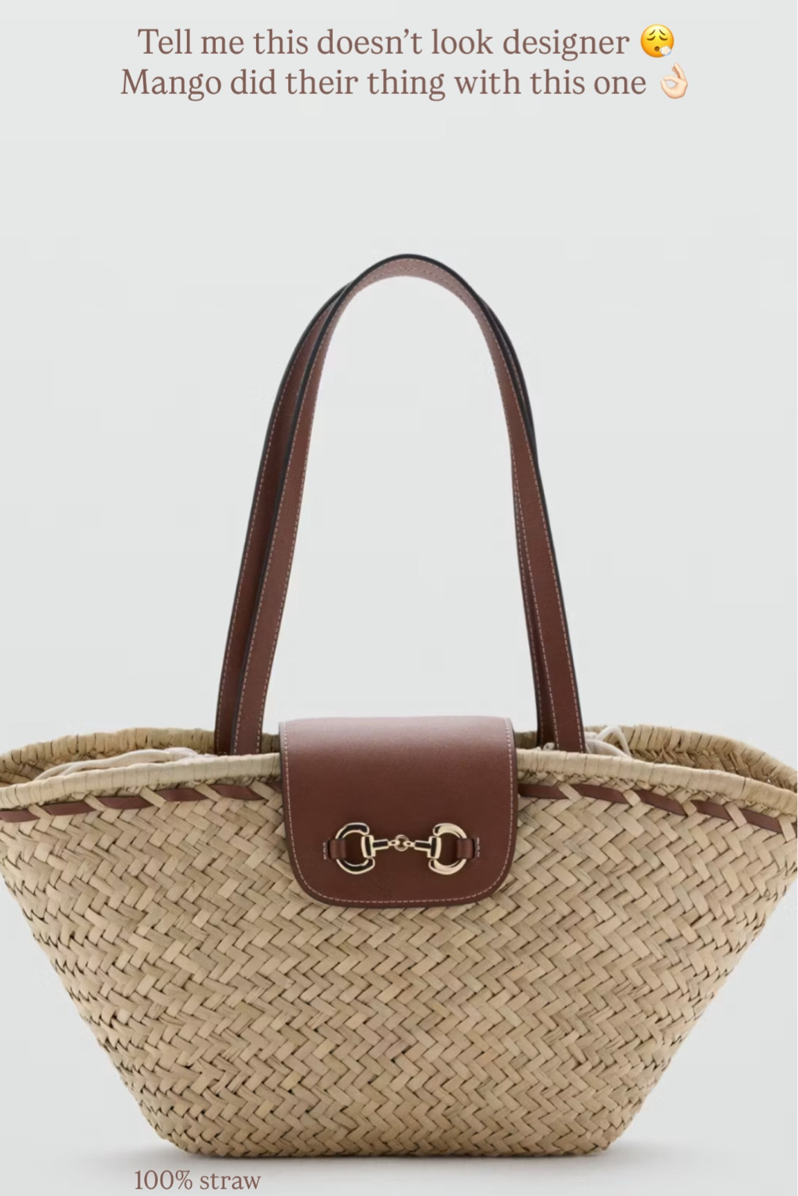 Designer vibes… without the designer price 🤎
This Mango bag looks SO expensive!

#LTKspring #LTKbag #LTKsummer