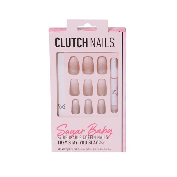 Clutch False Nails - Sugar Baby - 24ct | Target