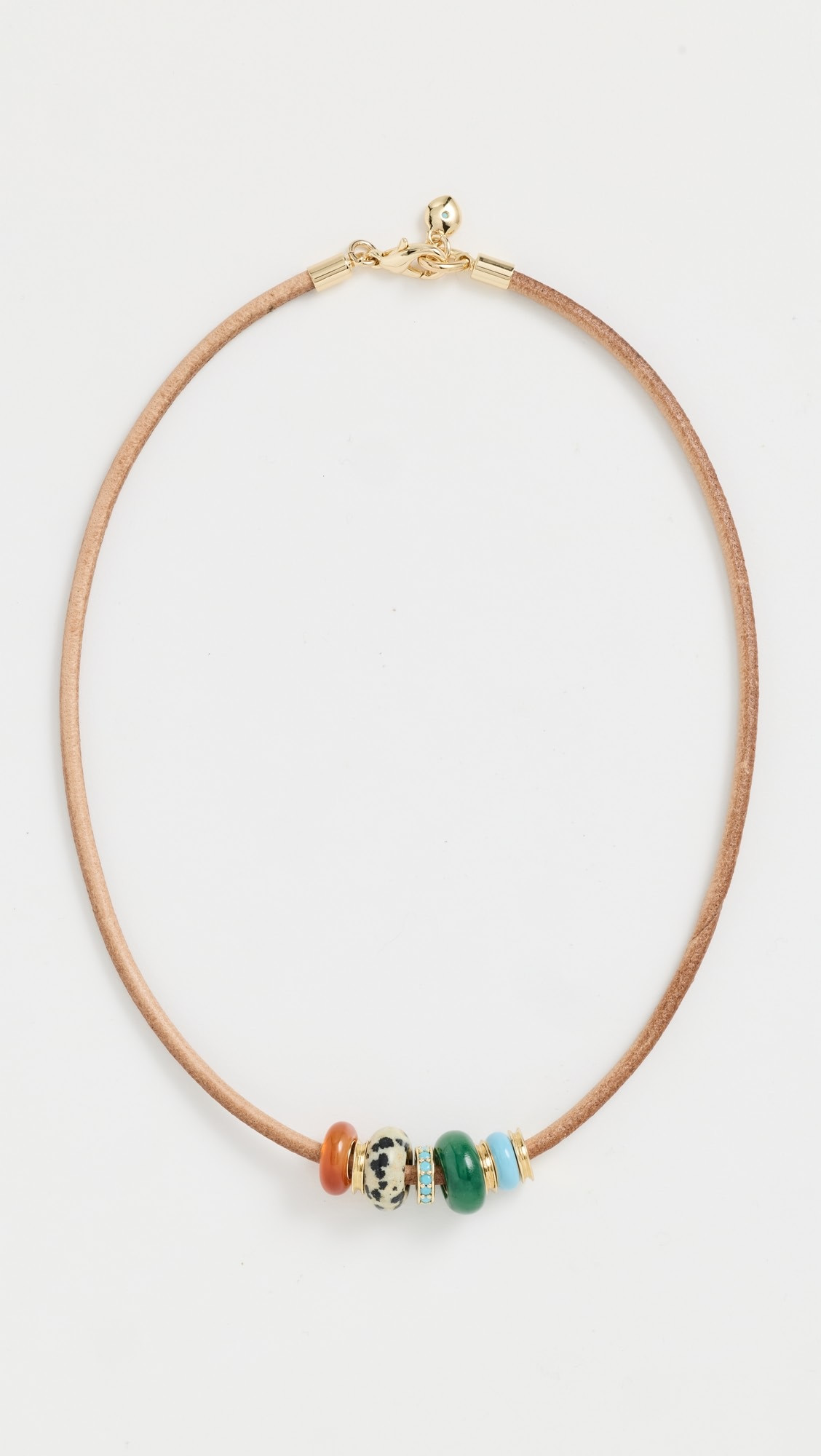 Semi Sliders On Leather Cord Necklace | Shopbop