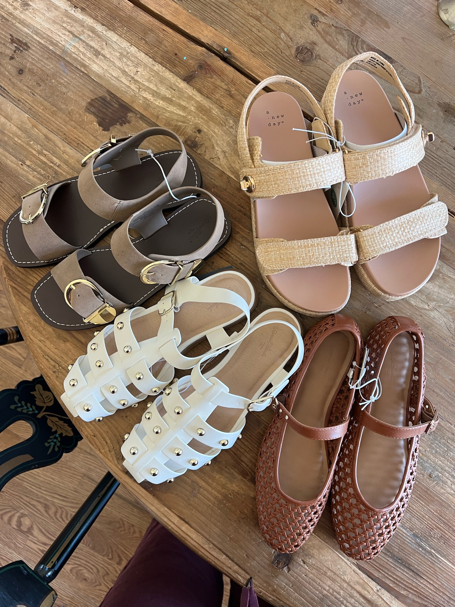 spring target shoe haul. one of the best collections of sandals and spring shoes i've seen in a long time! fisherman sandals grandpa sandals big buckle sandal ballet flats wicker ballet flat

#LTKFindsUnder50 #LTKStyleTip #LTKShoeCrush