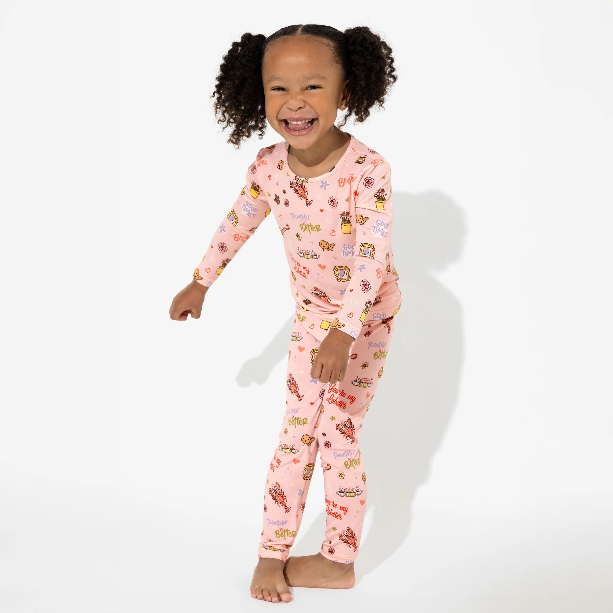 FRIENDS: You're My Lobster Bamboo Kids Pajamas | Bellabu Bear