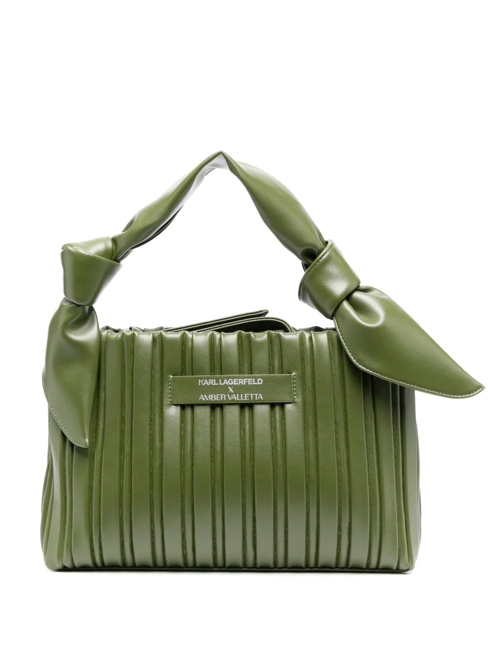 Karl Lagerfeld x Amber Valletta Pleated Tote - Farfetch | Farfetch Global