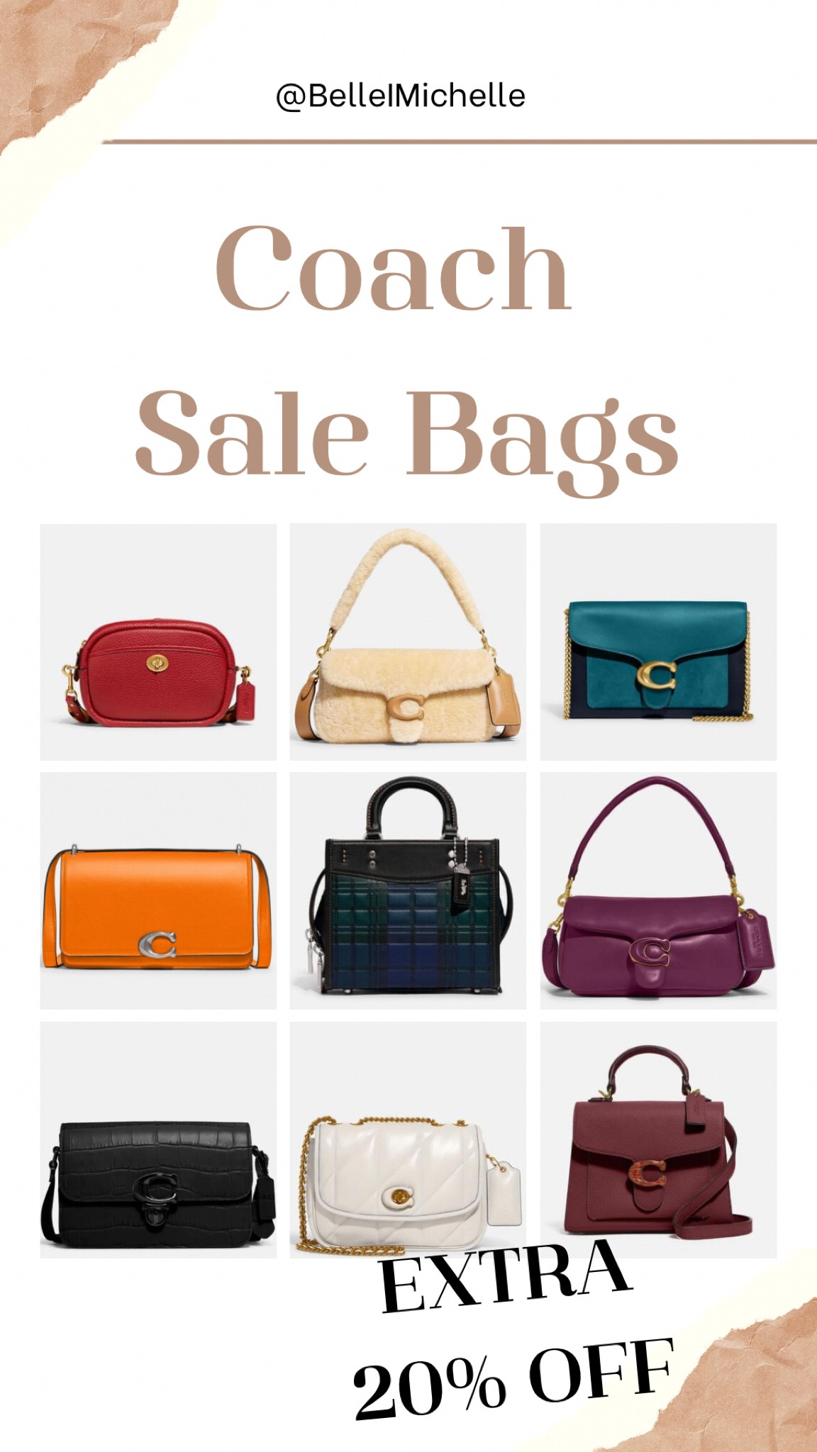 Extra 20% off Coach Sale Bags! Here are my top picks.

#LTKeurope #LTKFind #LTKstyletip