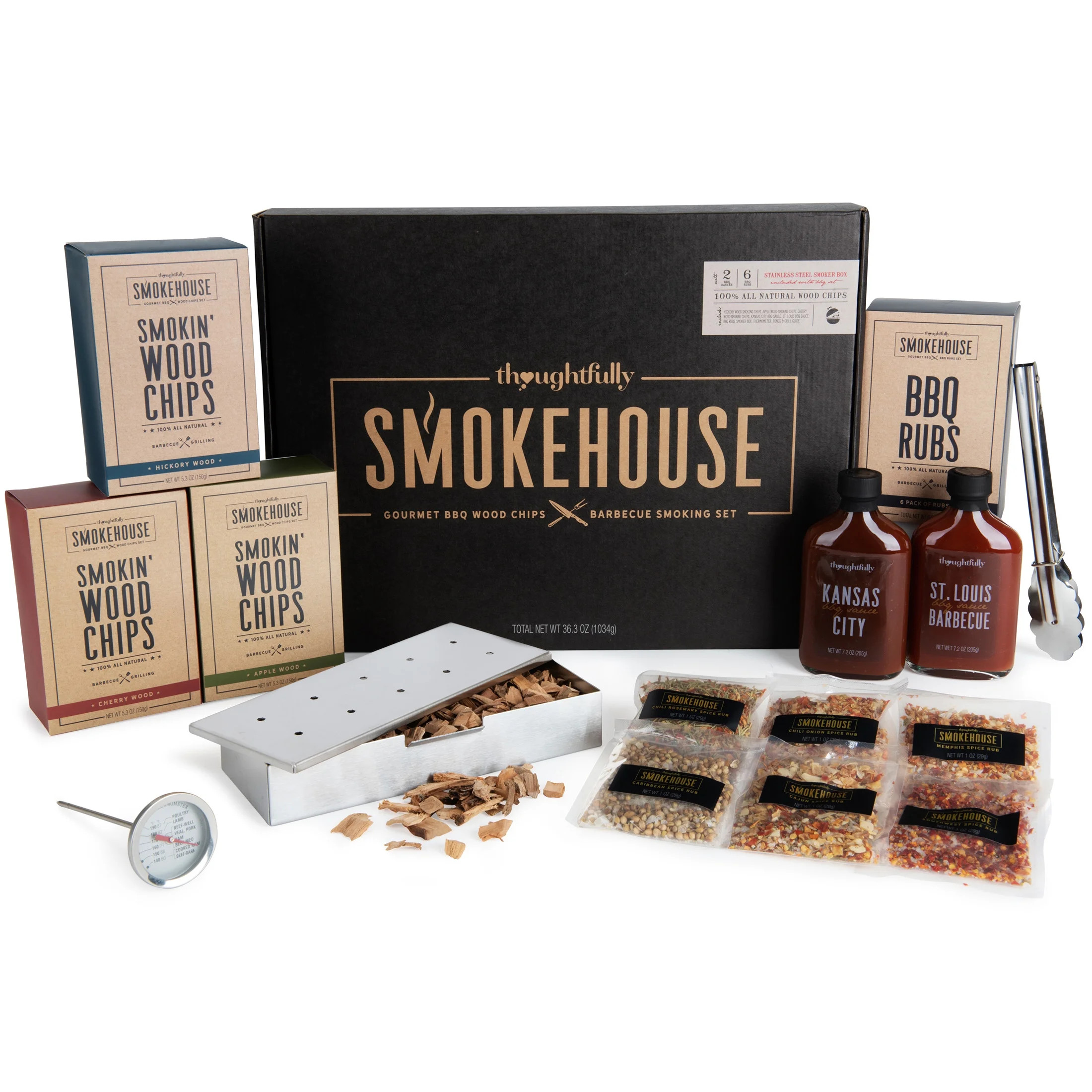 Smokehouse by Thoughtfully, Smoking BBQ Grill Gift Set | Walmart (US)