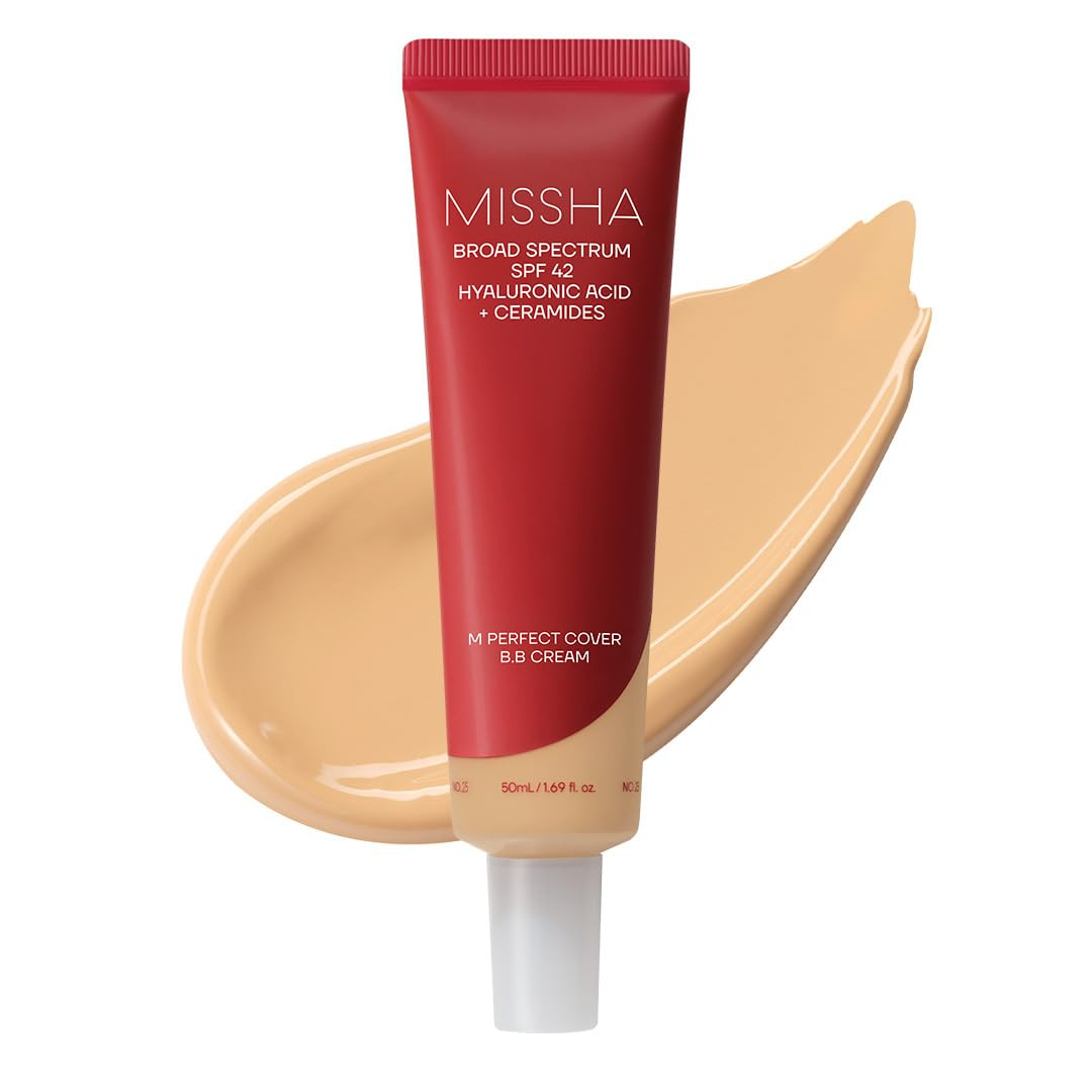 MISSHA M Perfect Cover BB Cream No.25 Warm Beige SPF 42 PA+++ 1.69 oz | Amazon (US)
