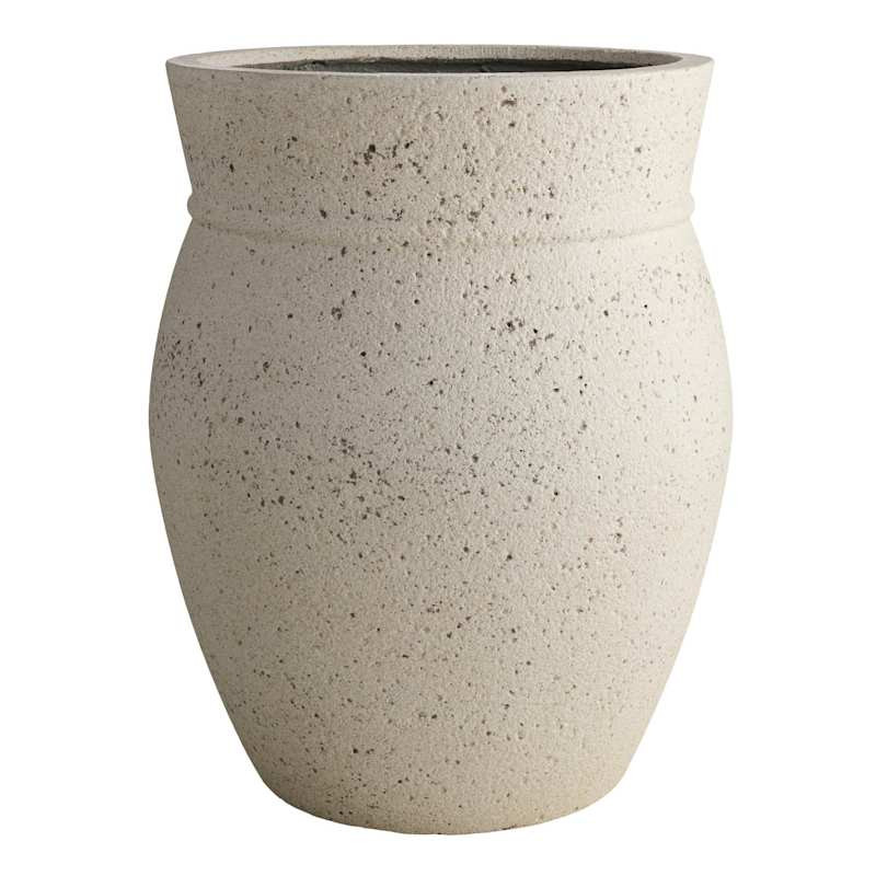 Kennedy White Jar Outdoor Planter, Extra Large | At Home