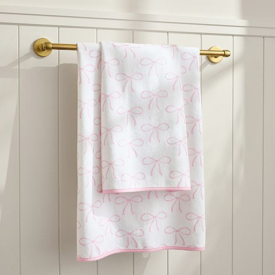 Bow Hand Towel | Pottery Barn Teen