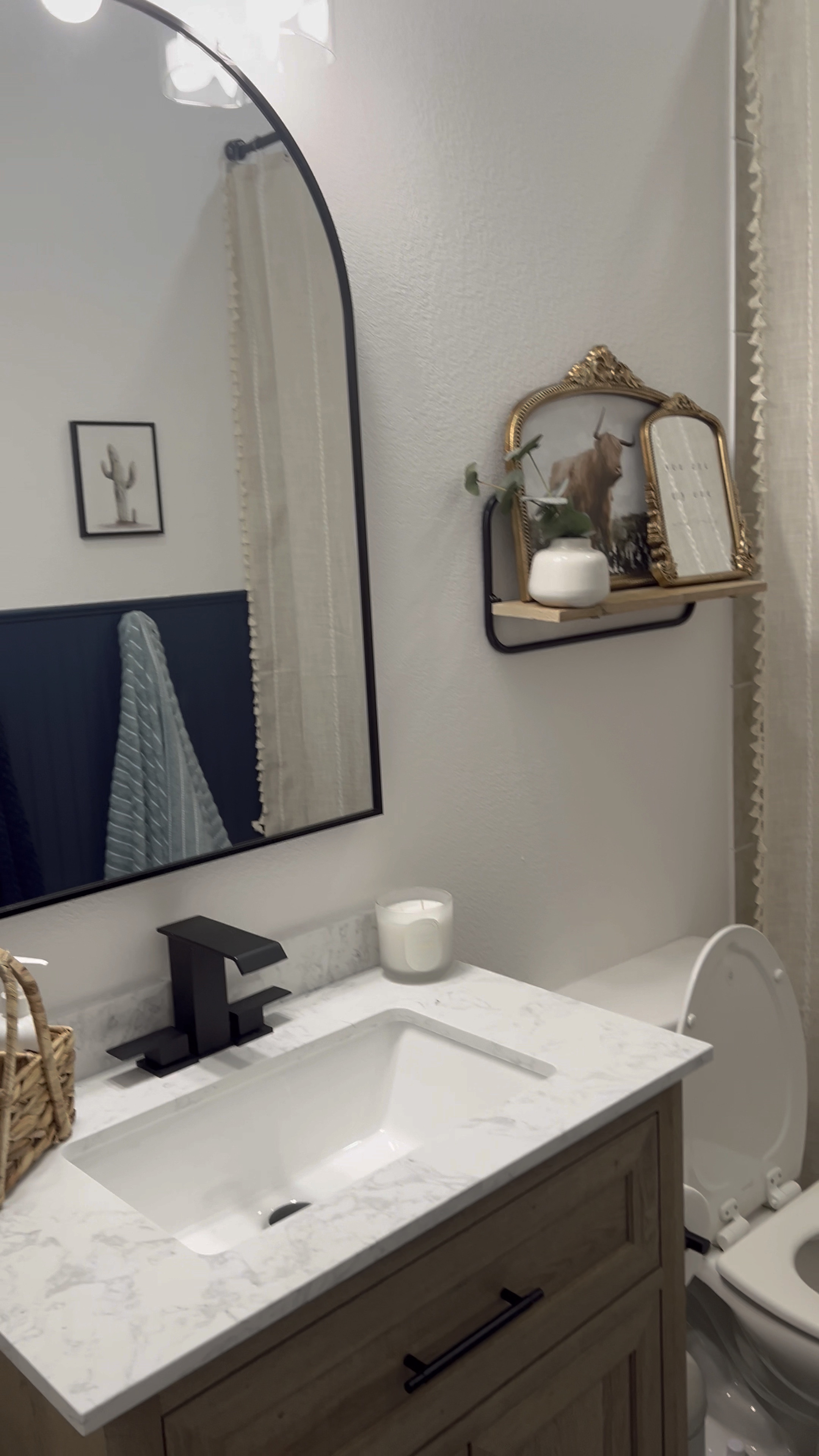 Squish’s modern cowboy bathroom! Was so much fun to do 🤠🔨

#LTKHome #LTKFamily #LTKKids