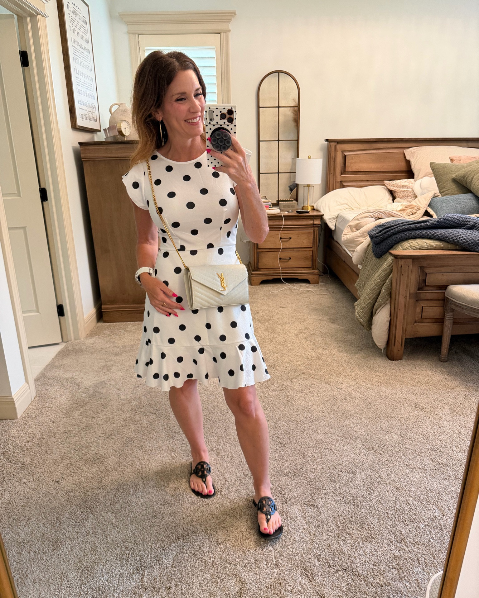 Perfect polkadot dress for church on Sunday
￼

#LTKOver40 #LTKPetite #LTKootd