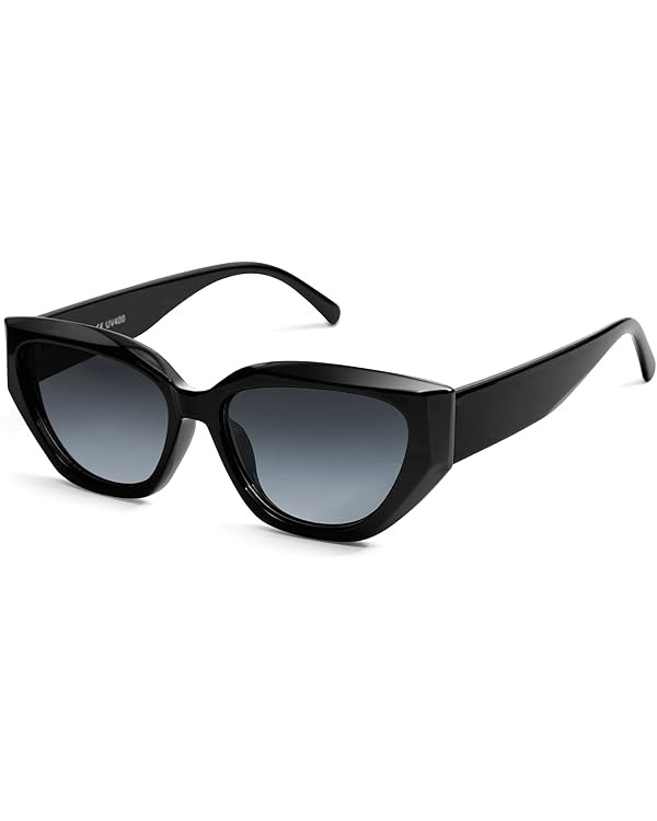SOJOS Trendy Cute Cat Eye Polarized Sunglasses for Women Fashion Cateye Womens Sunnies SJ2237 | Amazon (US)