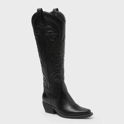 Women’s Kenzie Tall Western Boots with Memory Foam Insole – Wild Fable™ | Target