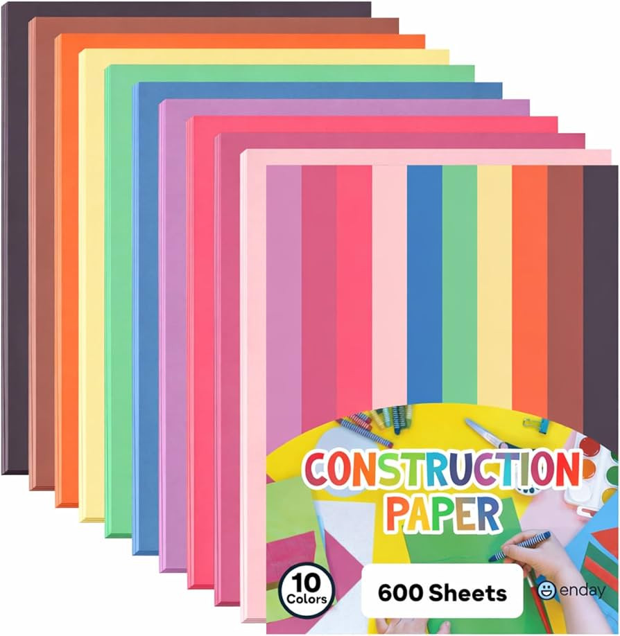 ✓QUALITY - This multicolor bulk construction paper offers premium quality and durability with 6... | Amazon (US)